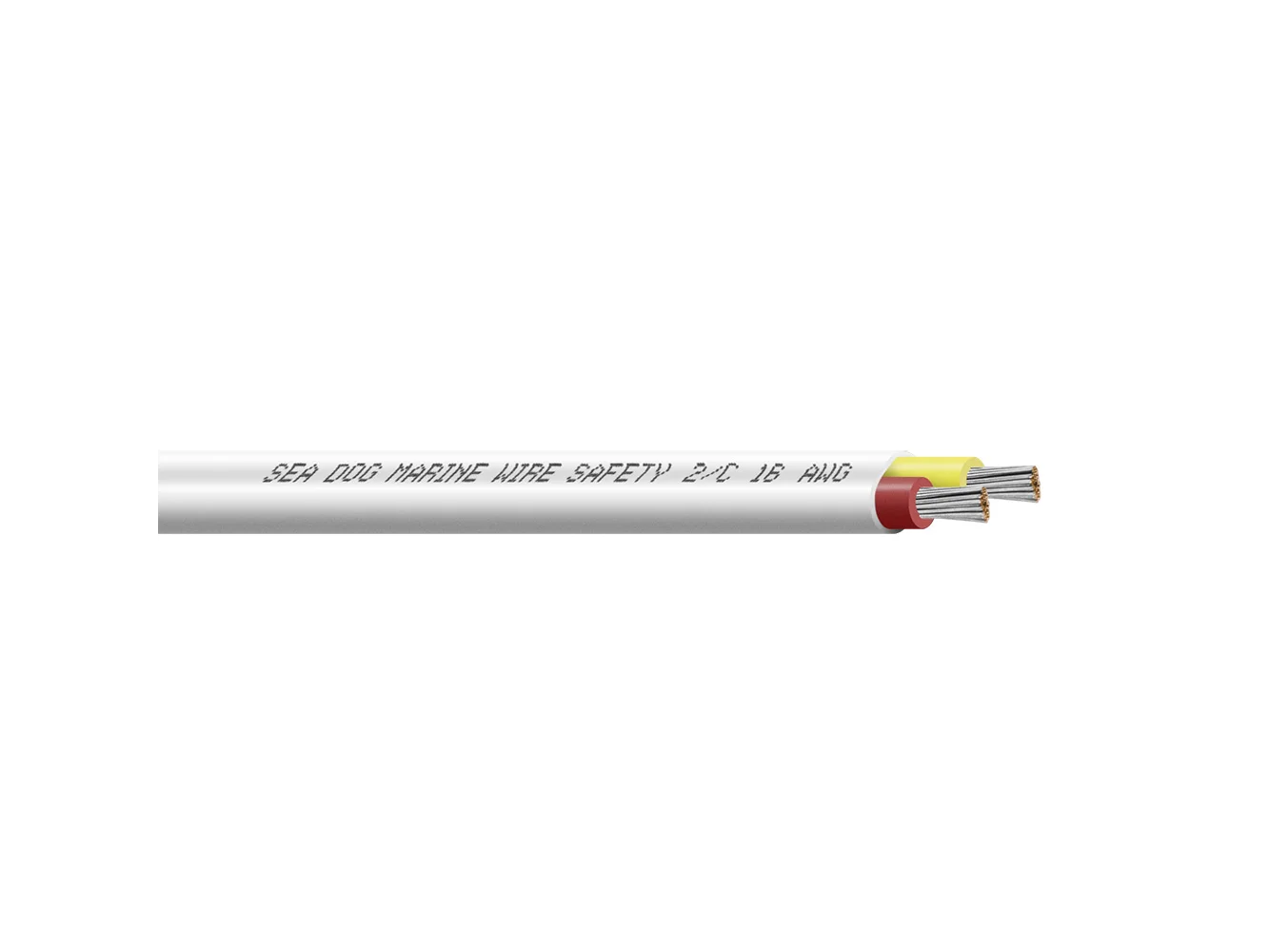 Sea-Dog 16/2 AWG Flat Duplex Safety Wire - Red/Yellow - 250'