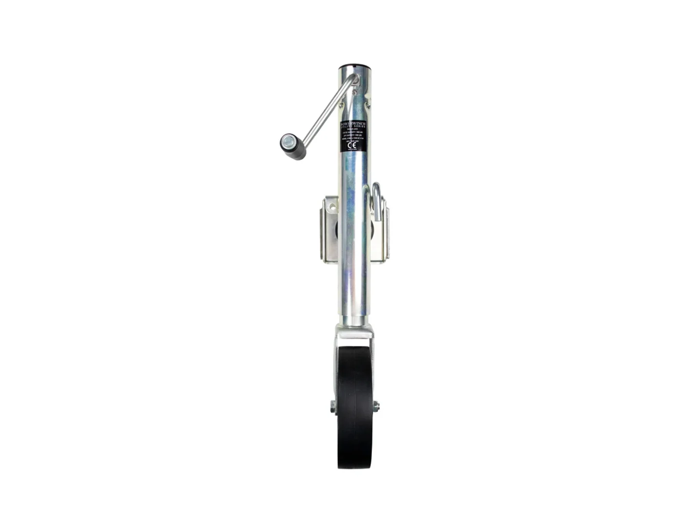 Powerwinch Utility Series Jack - 1500lb, Bolt-On, Single Wheel, Zinc