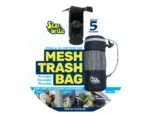 Star brite Mesh Trash Bag w/Locking Suction Cup & Litter Guard Cinch Tie - 5 Gallons