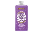 Star brite Boat Wash & Wax - Heavy Duty Concentrate - Blueberry Scent - 16 oz