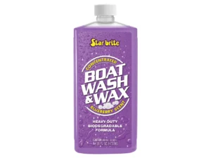 Star brite Boat Wash & Wax - Heavy Duty Concentrate - Blueberry Scent - 16 oz