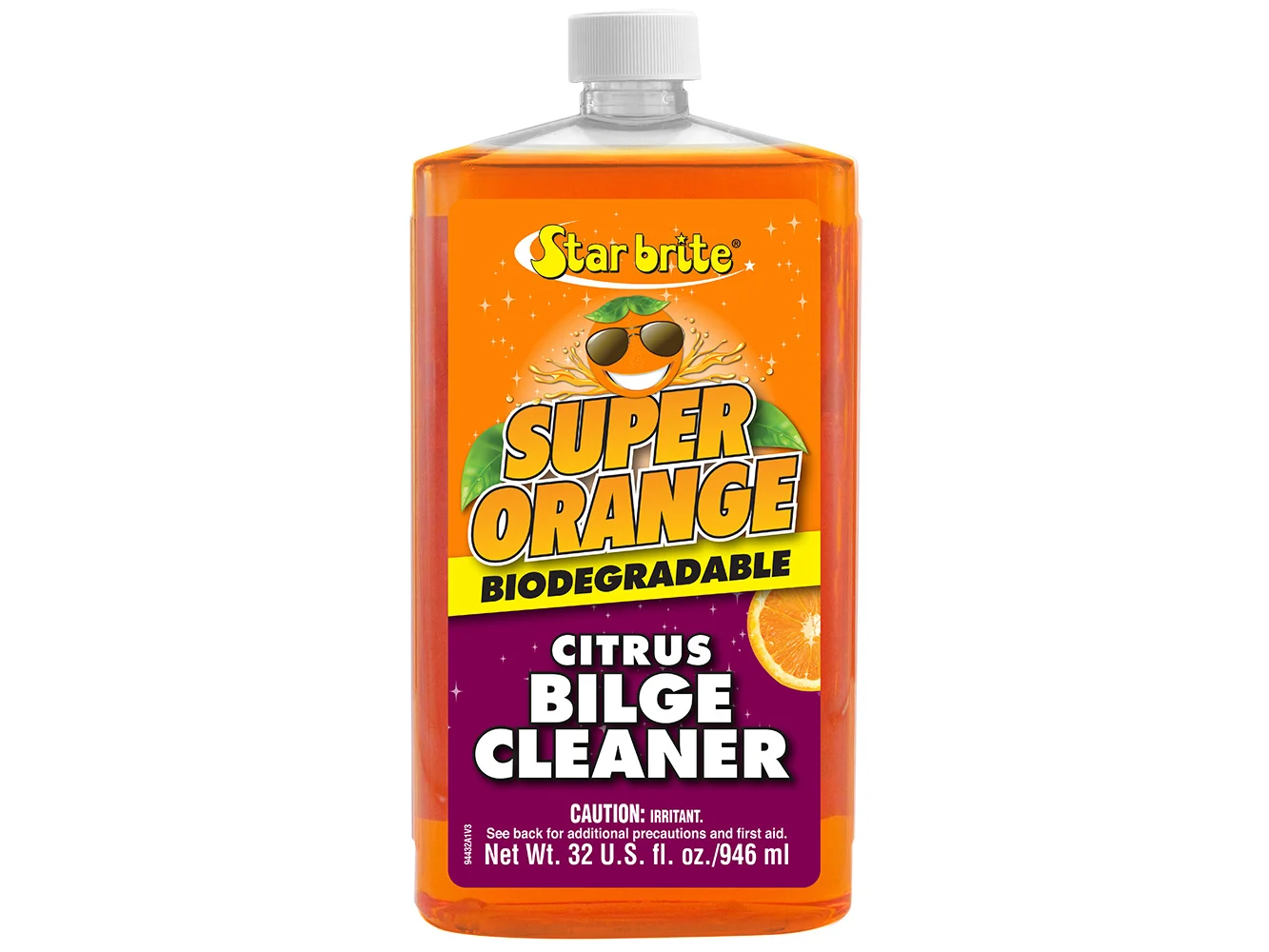 Star brite Super Orange Citrus Bilge Cleaner - Emulsifies Oil, Fuel - 32 oz