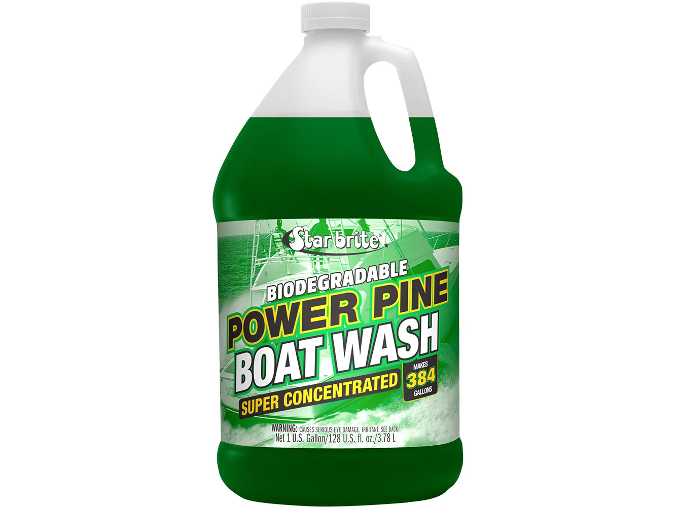 Star brite Power Pine Boat Wash - Concentrated Marine Grade Formula - 1 Gallon