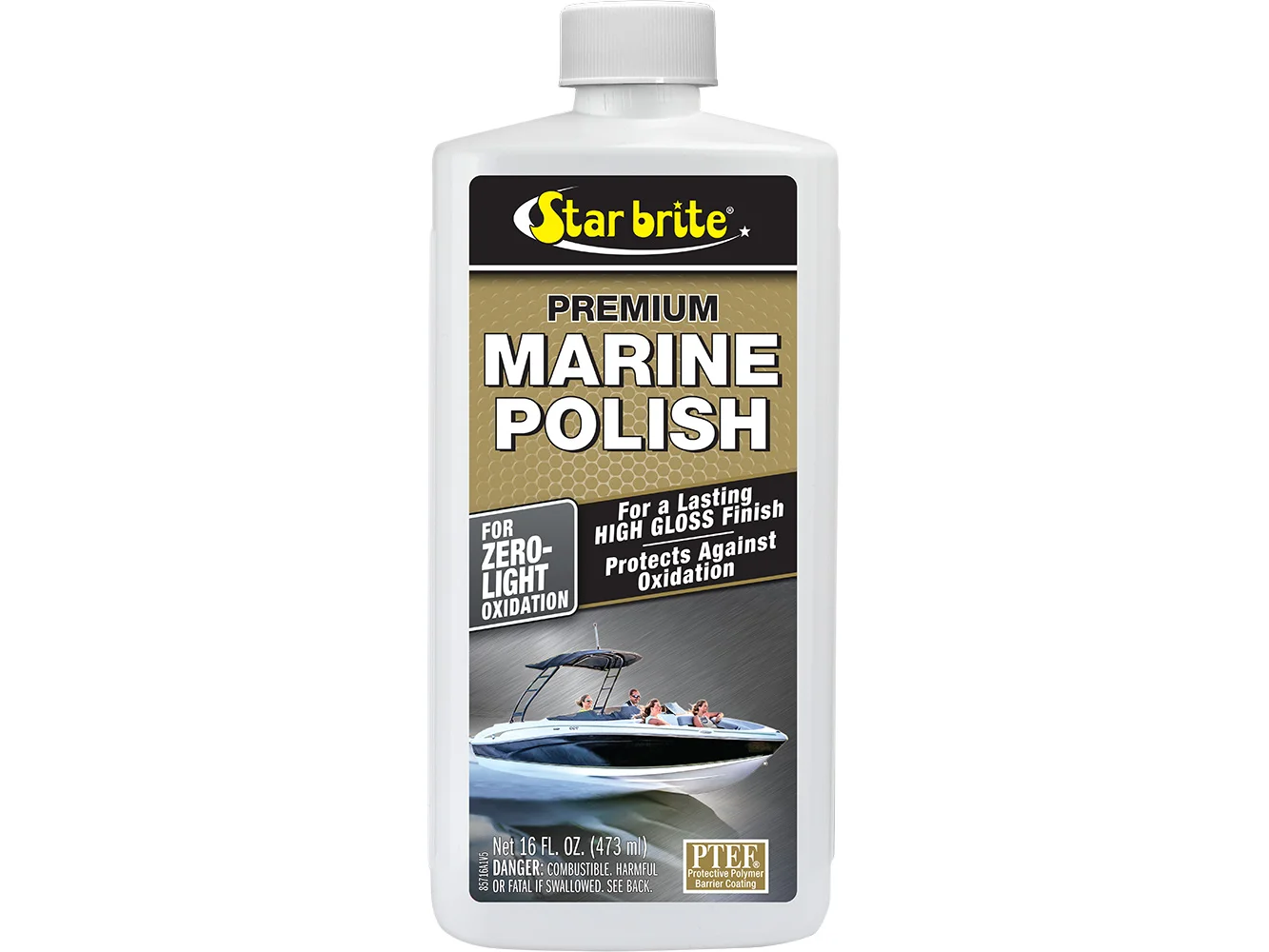 Star brite Premium Marine Polish - UV Protection & High Gloss Finish - 16 oz