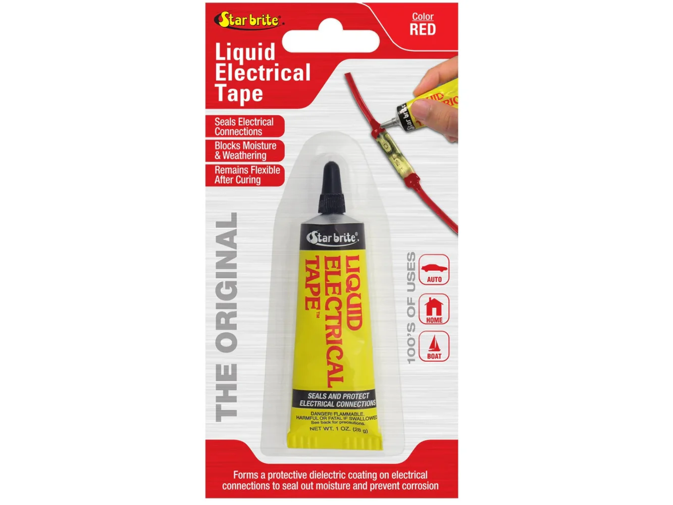 Star brite Liquid Electrical Tape - Red - 1 oz
