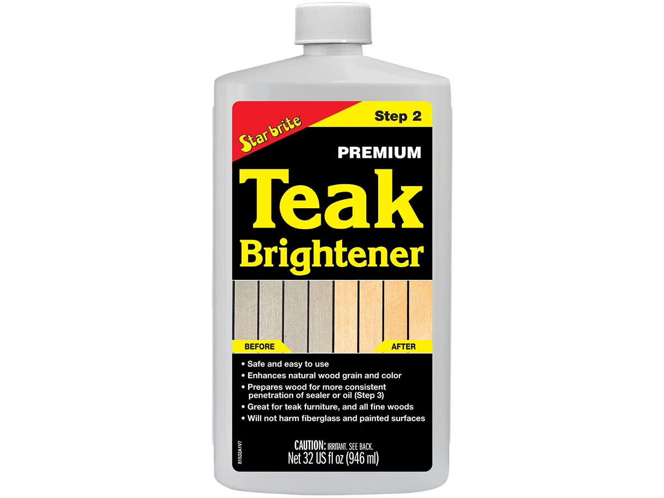Star brite Premium Teak Brightener - Step 2 - 32 oz