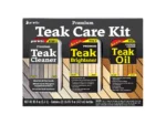 Star brite Premium Teak Care Kit - Step 1, Step 2, & Step 3 - 16 oz