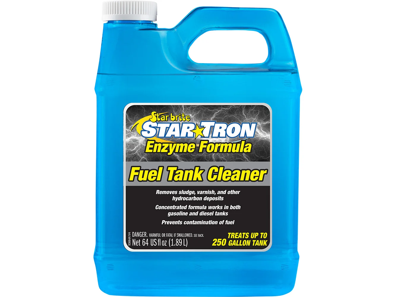 Star brite Star-Tron Fuel Tank Cleaner - Concentrated Gas/Diesel Formula - 64 oz