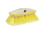 Star brite Deluxe Yellow Soft Wash 8" Brush Head w/Bumper - Dual Connections