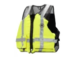 Mustang Industrial Mesh Vest - Hi-Vis Fluorescent Yellow Green - XXL/3XXL