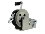 Powerwinch Utility Series Winch 2,000lb, 2 Speed, 8" Crank Arm - Zinc