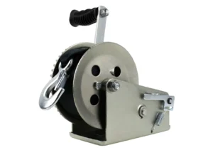 Powerwinch Utility Series Winch 2,000lb, 2 Speed, 8" Crank Arm - Zinc