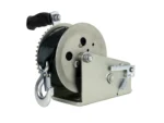 Powerwinch Utility Series Winch 2,000lb, 2 Speed, 6" Crank Arm - Zinc