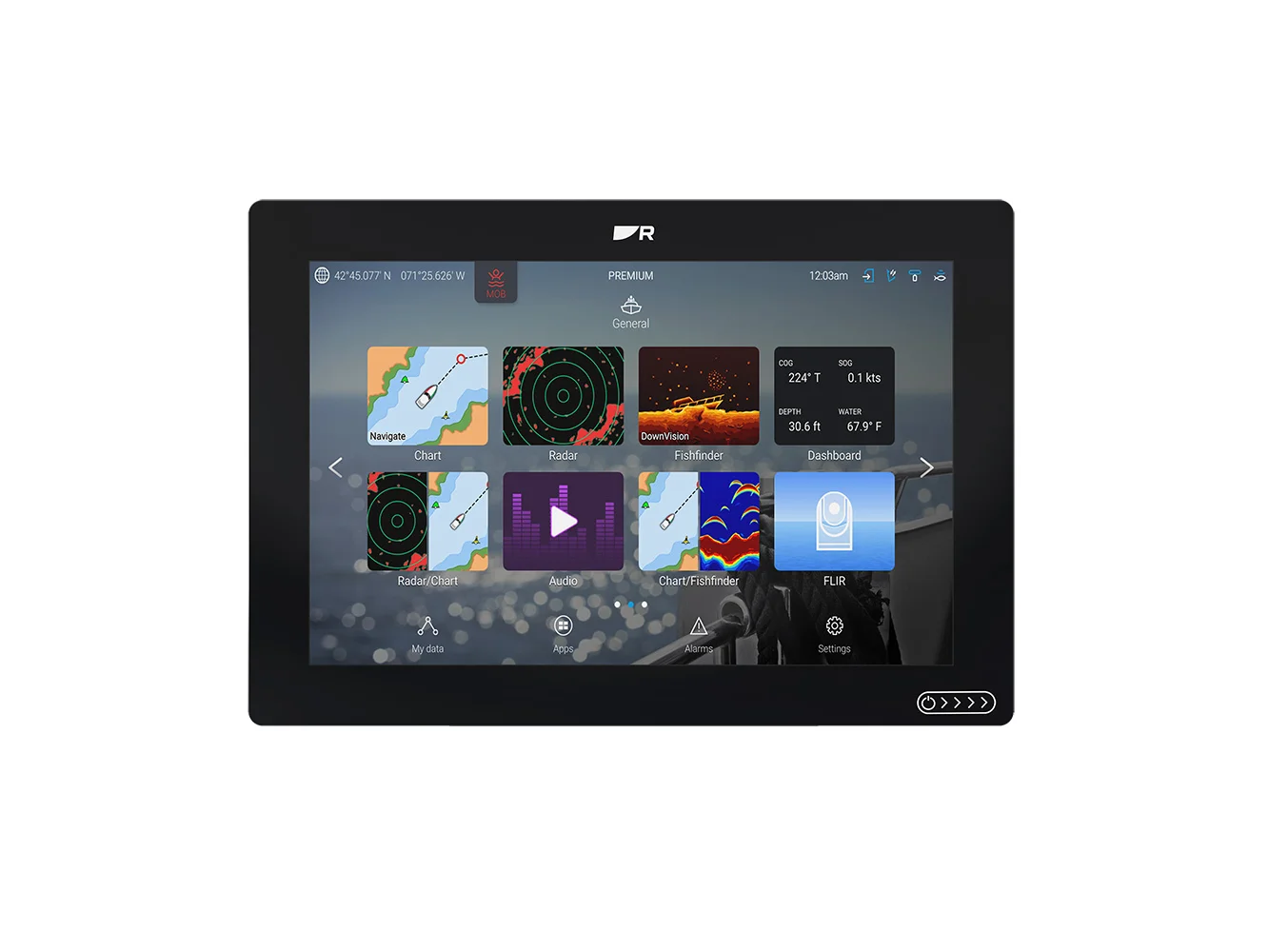 Raymarine Axiom 2 RV 12" Chartplotter/Fishfinder w/RealVision 3D Sonar - No Transducer