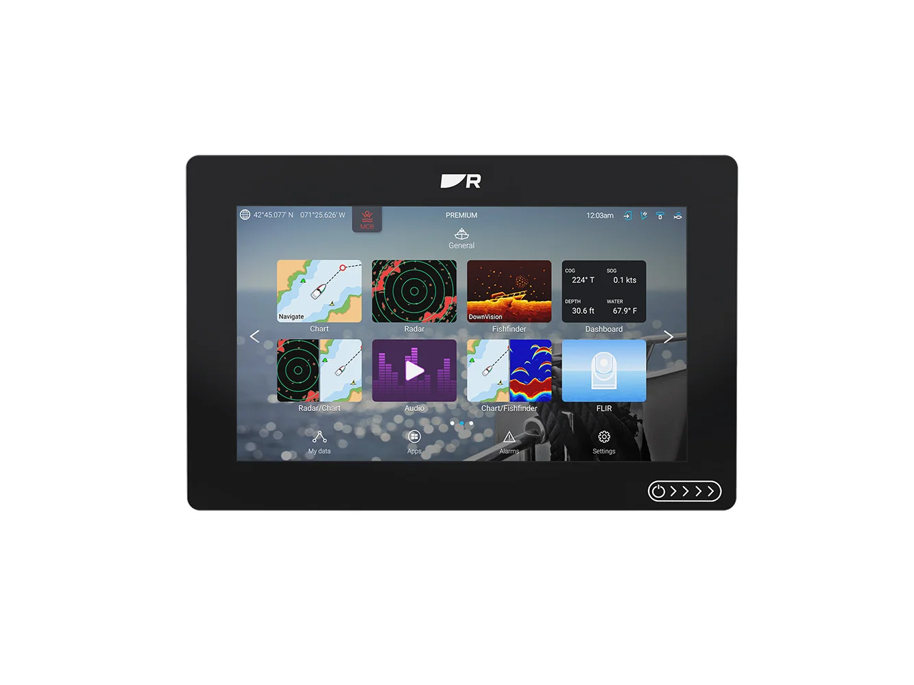 Raymarine Axiom 2 RV 9" Chartplotter/Fishfinder w/RealVision 3D Sonar & Lighthouse North America Chart - No Transducer