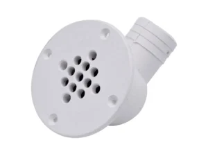 T-M Marine 90-Degree Cockpit Scupper Drain - White