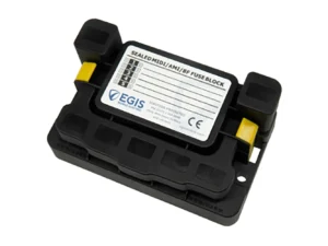Egis MIDI 5x Fuse Block w/Sealed Cover, M8 Inputs, M6 Outputs