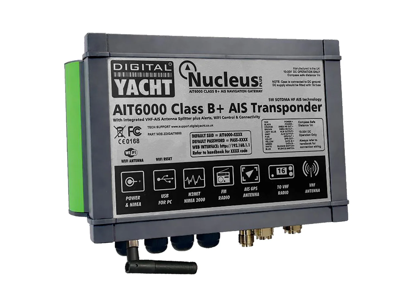 Digital Yacht AIT6000 Class B+ AIS Transponder