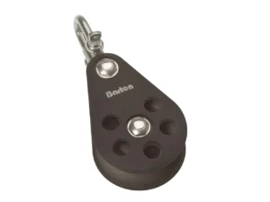 Barton Plain Bearing Pulley Block Single Swivel - Size 6 - 64mm