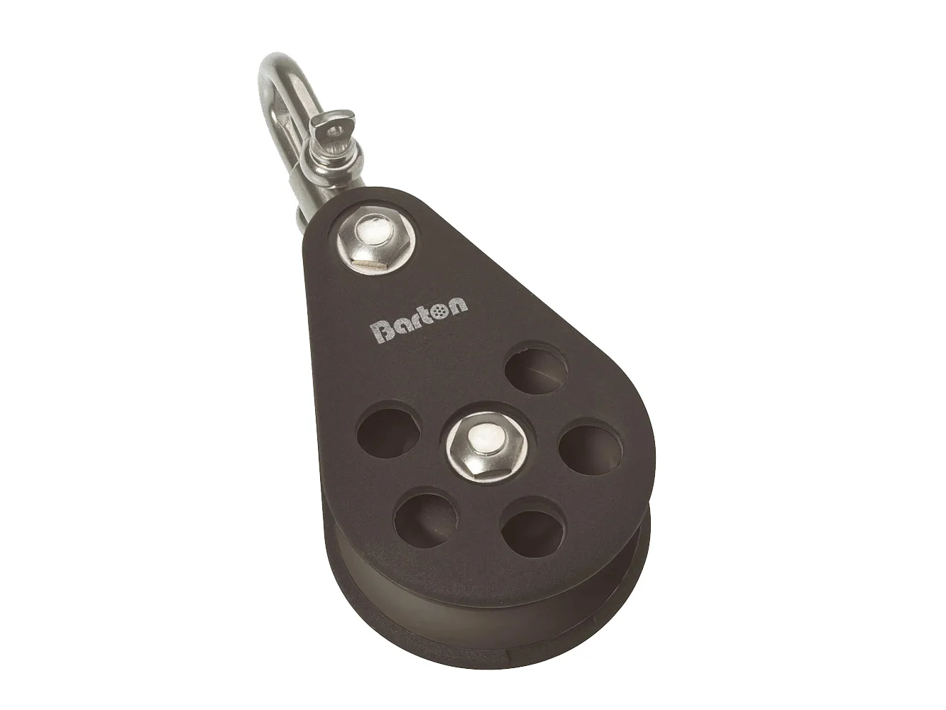 Barton Plain Bearing Pulley Block Single Swivel - Size 6 - 64mm