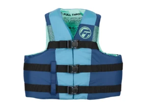 Full Throttle Nylon Life Jacket - Youth - Blue/Black