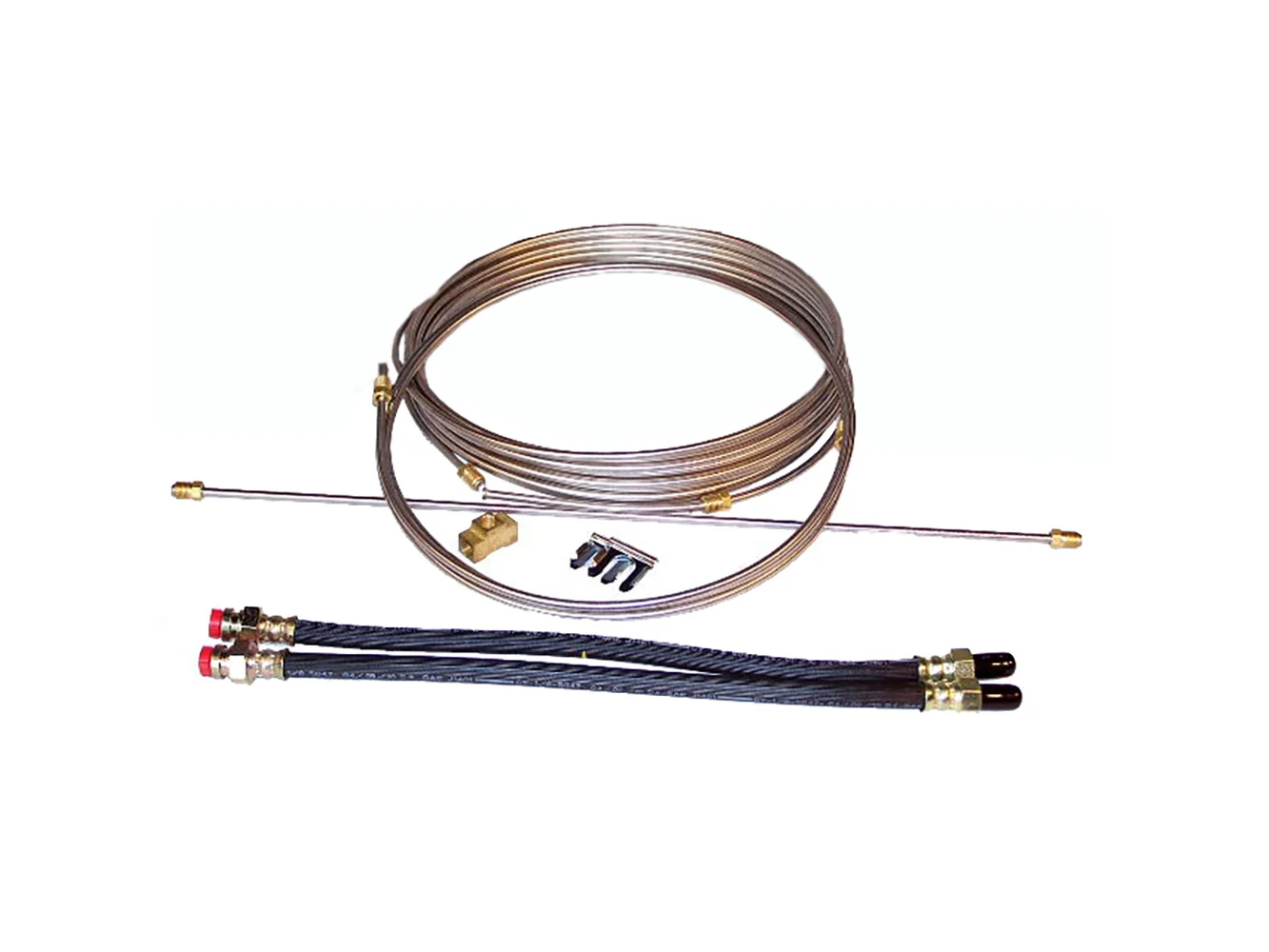 Load Rite Stainless Steel Brake Line Kit - Single Axle