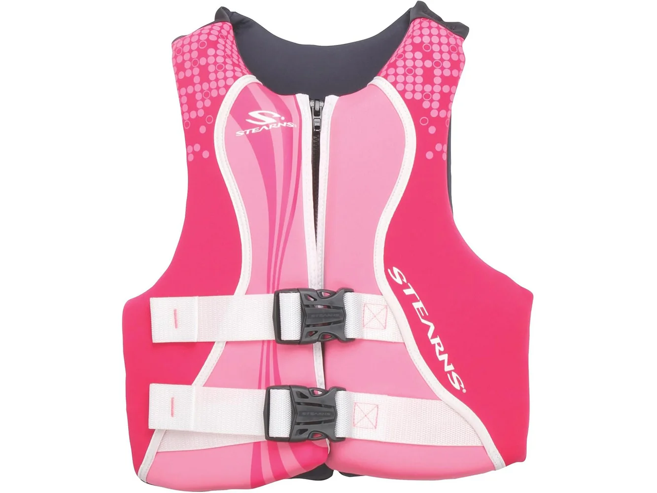 Stearns Youth Hydroprene Life Vest - Type III - Pink/Hot Pink - 50-90lbs