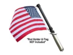 TACO Carbon Fiber Flag Pole w/J-Lock System - 26"
