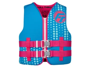 Full Throttle Youth Rapid-Dry Life Jacket - Aqua