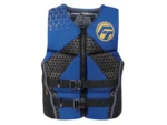 Full Throttle Men's Rapid-Dry Flex-Back Life Jacket - XL - Blue/Black