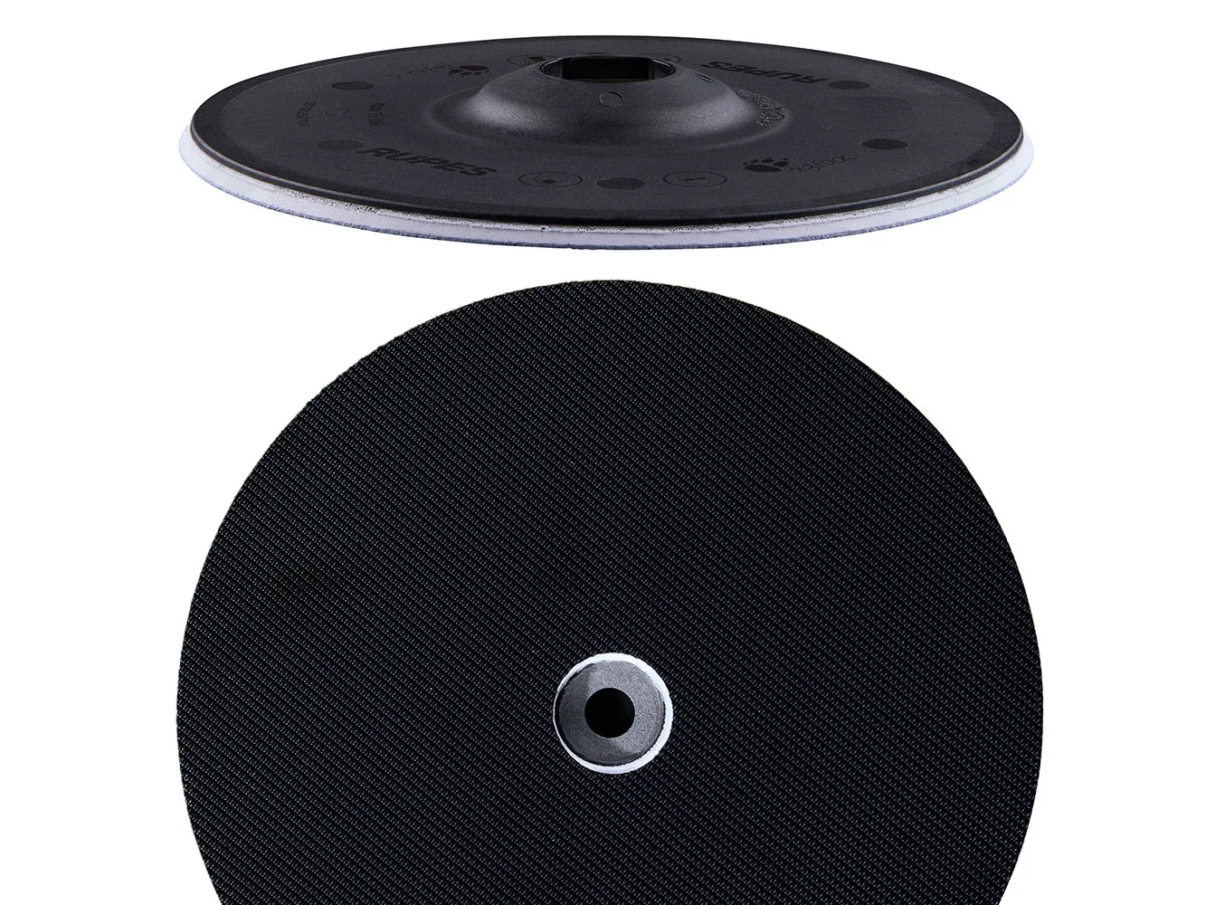 RUPES PrecisionPro Backing Plate - 125mm/5" - Velcro M8 Bolt & Shroud Lubricant