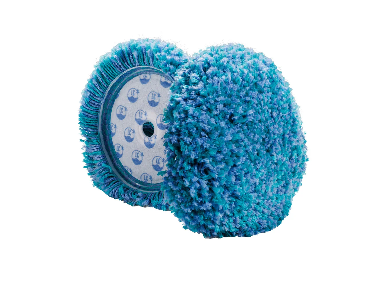 Lake Country Marine Blue/Teal Medium Cut Wool Pad - 7.5" x 1.5"