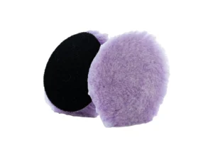 Lake Country Purple Foamed Wool Buffing/Polishing Pad 3.5" x .75"