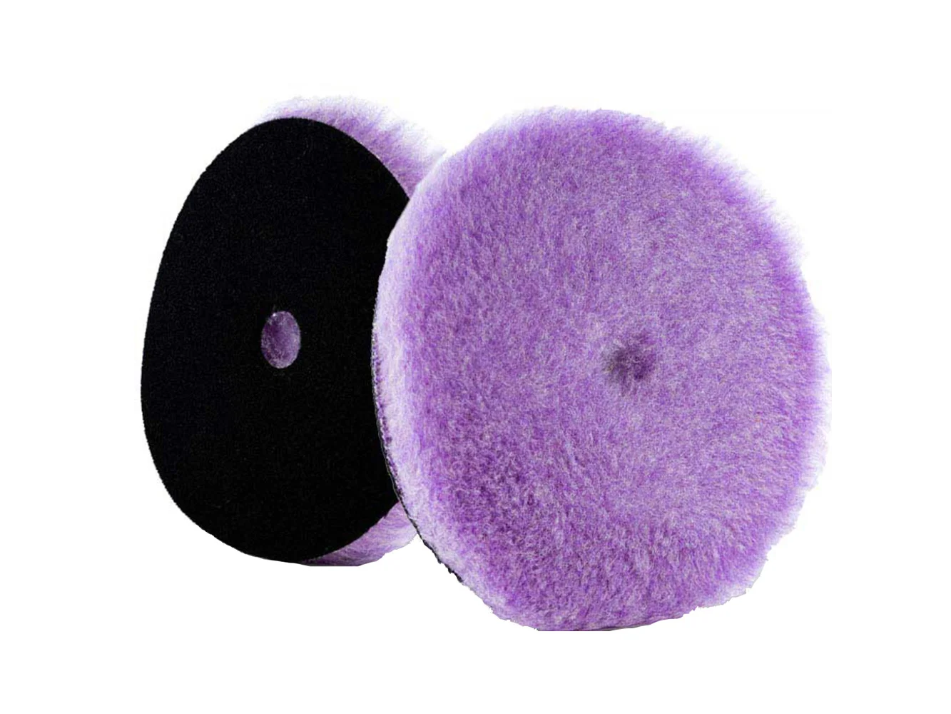 Lake Country Purple Foamed Wool Buffing/Polishing Pad 5.5" x .75"