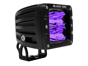 Black Oak 2" Ultraviolet LED Pod Light - Flood Optics - Pro Series 3.0 - 12W