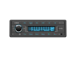 VDO 12V Radio w/FM RDS Tuner MP3/WMA/USB/Bluetooth - Blue Illumination