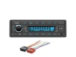VDO 12V Radio w/FM RDS Tuner MP3/WMA/USB/Bluetooth - Blue Illumination - Includes Power Speaker Harness
