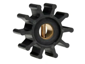 Jabsco Impeller Kit - Neoprene - 10 Blade - 2" Diameter x 7/8" Wide - Slotted Shaft Pin Drive - Brass Insert - 15/32" Shaft Diameter