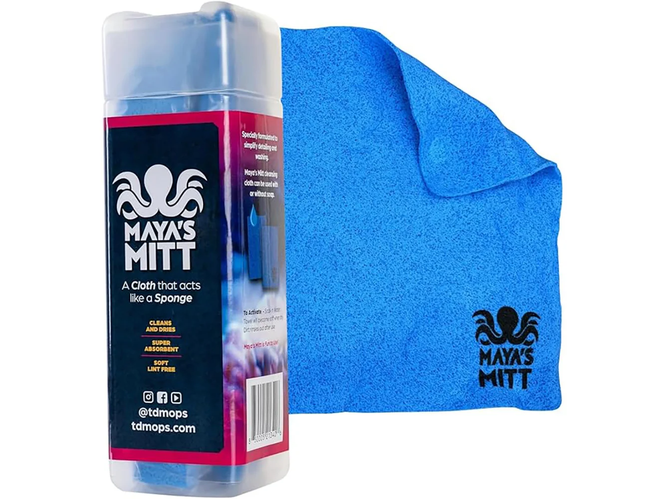 TD Mop Maya's Mitt - Detailing Sponge Cloth - 13" x 20"