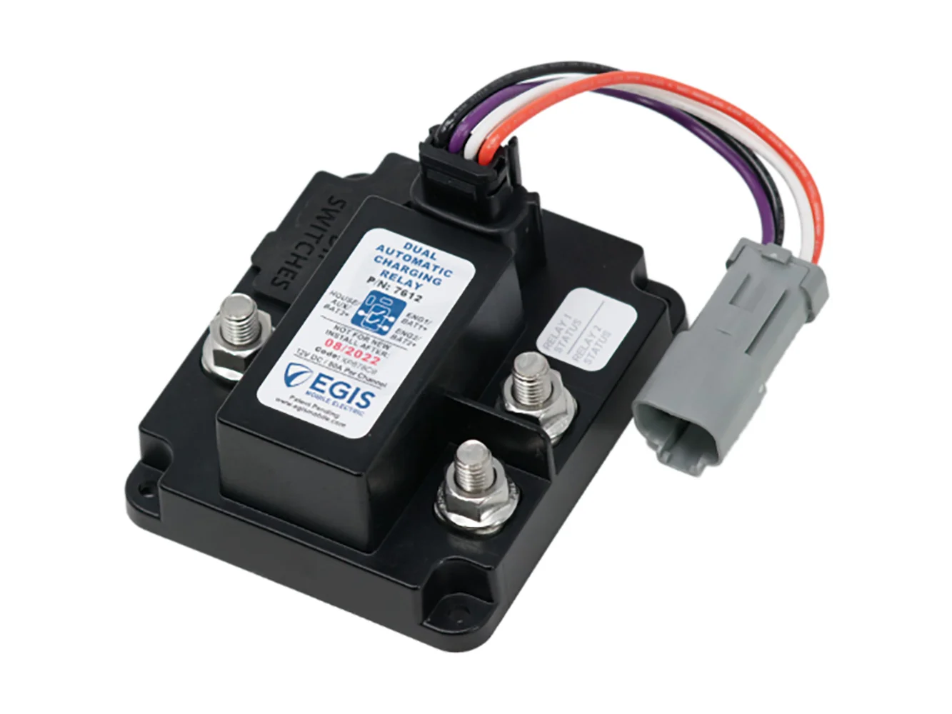 Egis Triple Battery Advanced Automatic Charging Relay (ACR) - 24V
