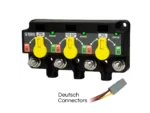 Egis XD Flex 1 Triple Relay/VSR/LVD w/Knob - 6-Pin DTM Connector