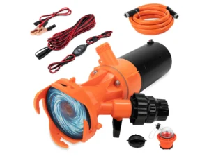 Camco Rhino RV Sewage Macerator Pump System