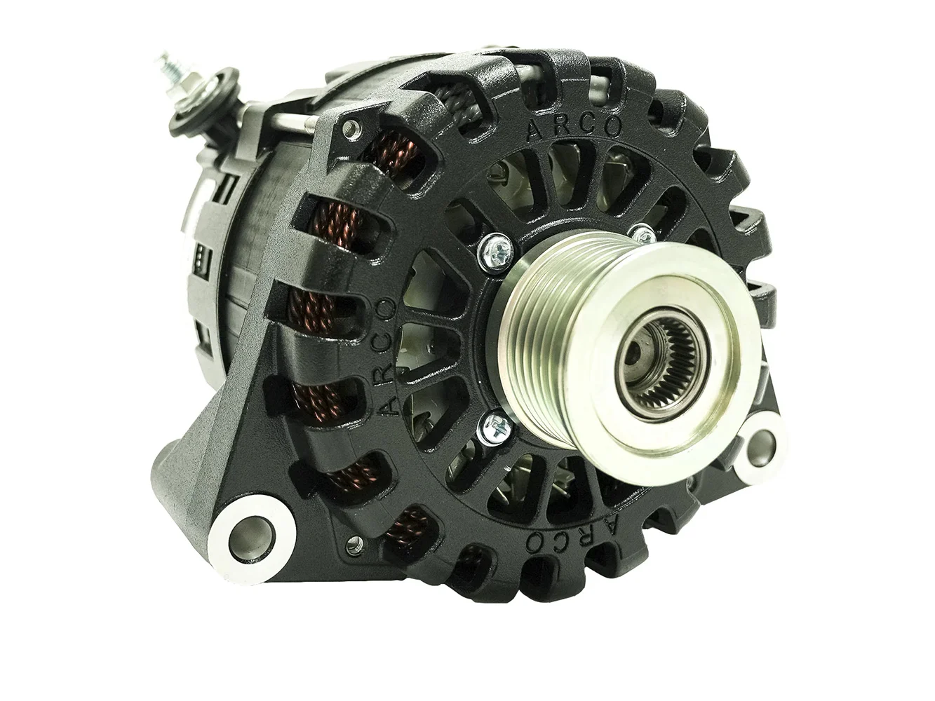 ARCO Marine Zeus A8000-48V 8kW Ford Transit Alternator w/Isolated Ground & K6 Pulley