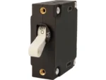 Egis A Series White Toggle Panel Mount Circuit Breaker - Single Pole 5A