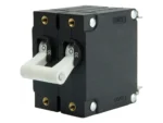 Egis A Series White Toggle Panel Mount Circuit Breaker - Dual Pole 30A