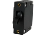 Egis A Series Black Toggle Panel Mount Circuit Breaker - Single Pole 8A