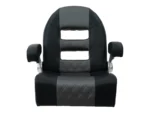 Springfield Console Helm Flip-Up - Black-Grey