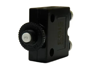 Egis 3A Push Button Panel Mount Circuit Breaker - Screw Terminals