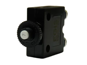 Egis 7A Push Button Panel Mount Circuit Breaker - Screw Terminals