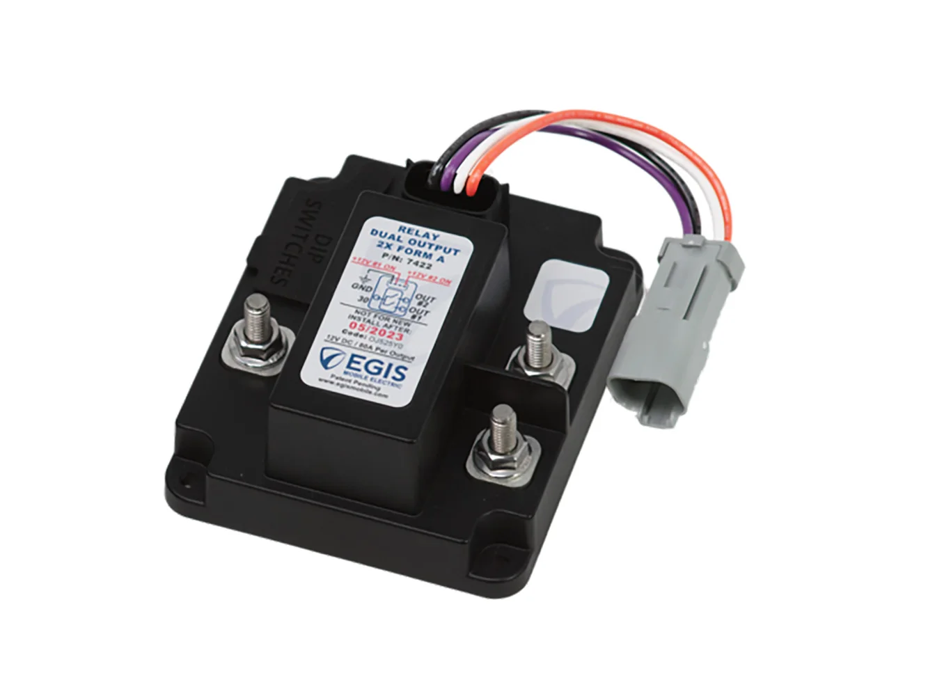 Egis TH3 Dual Relay 2 x 80A - 12V